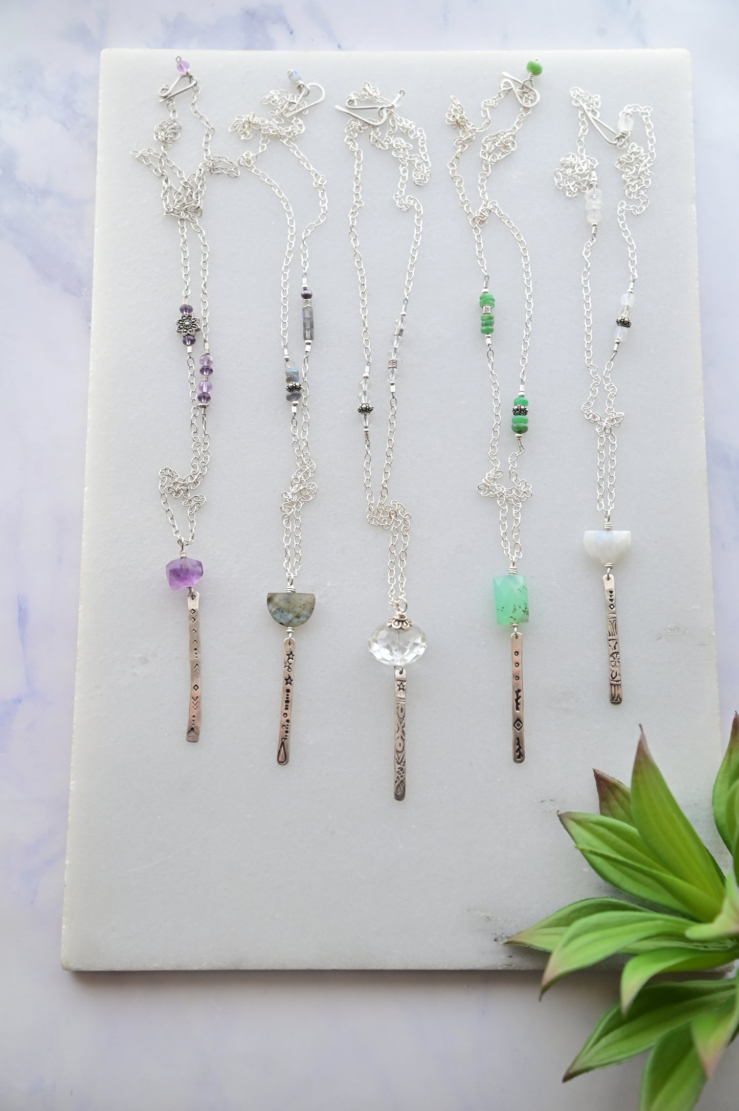 Sticks & Stones Gemstone Necklaces