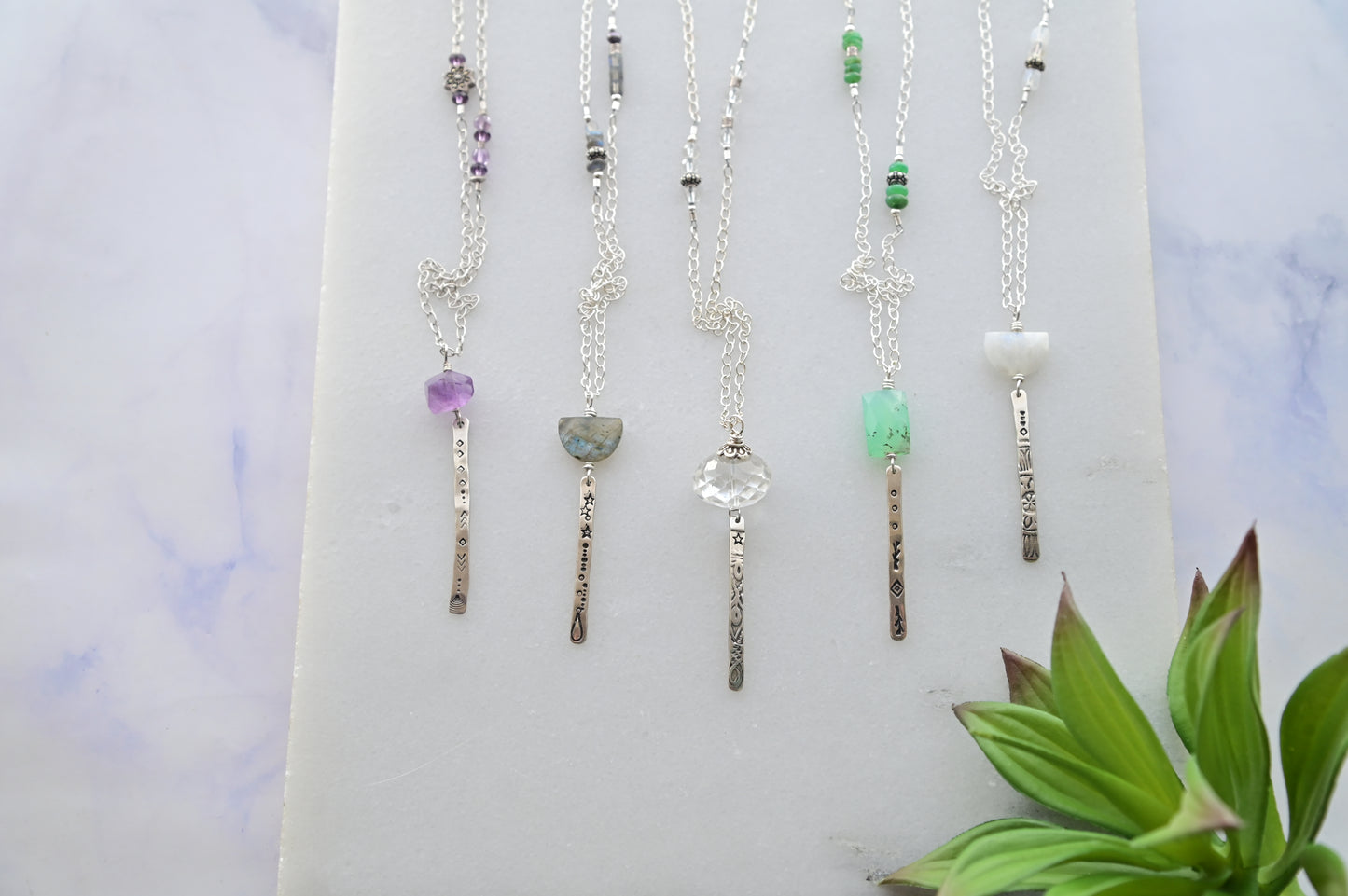 Sticks & Stones Gemstone Necklaces