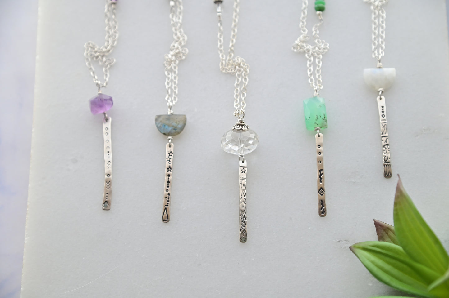 Sticks & Stones Gemstone Necklaces